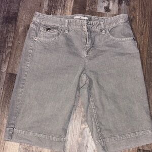 Tommy Hilfiger Gray Denim Bermuda Shorts.   Size 10